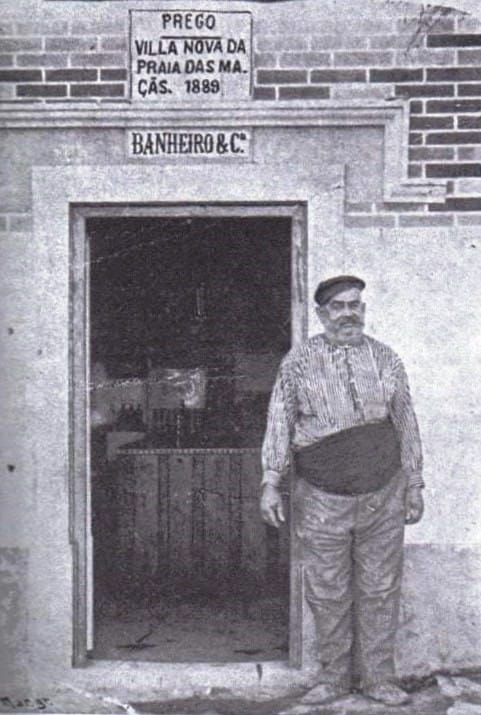 Taberna do Preg o de Manuel Dias Prego. Paria das Maças, Sintra, 1889.