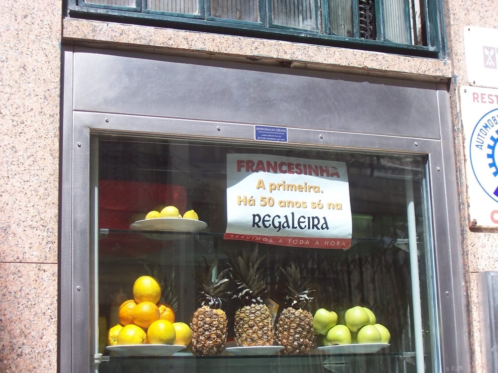 Restaurante A Regaleira, no Porto