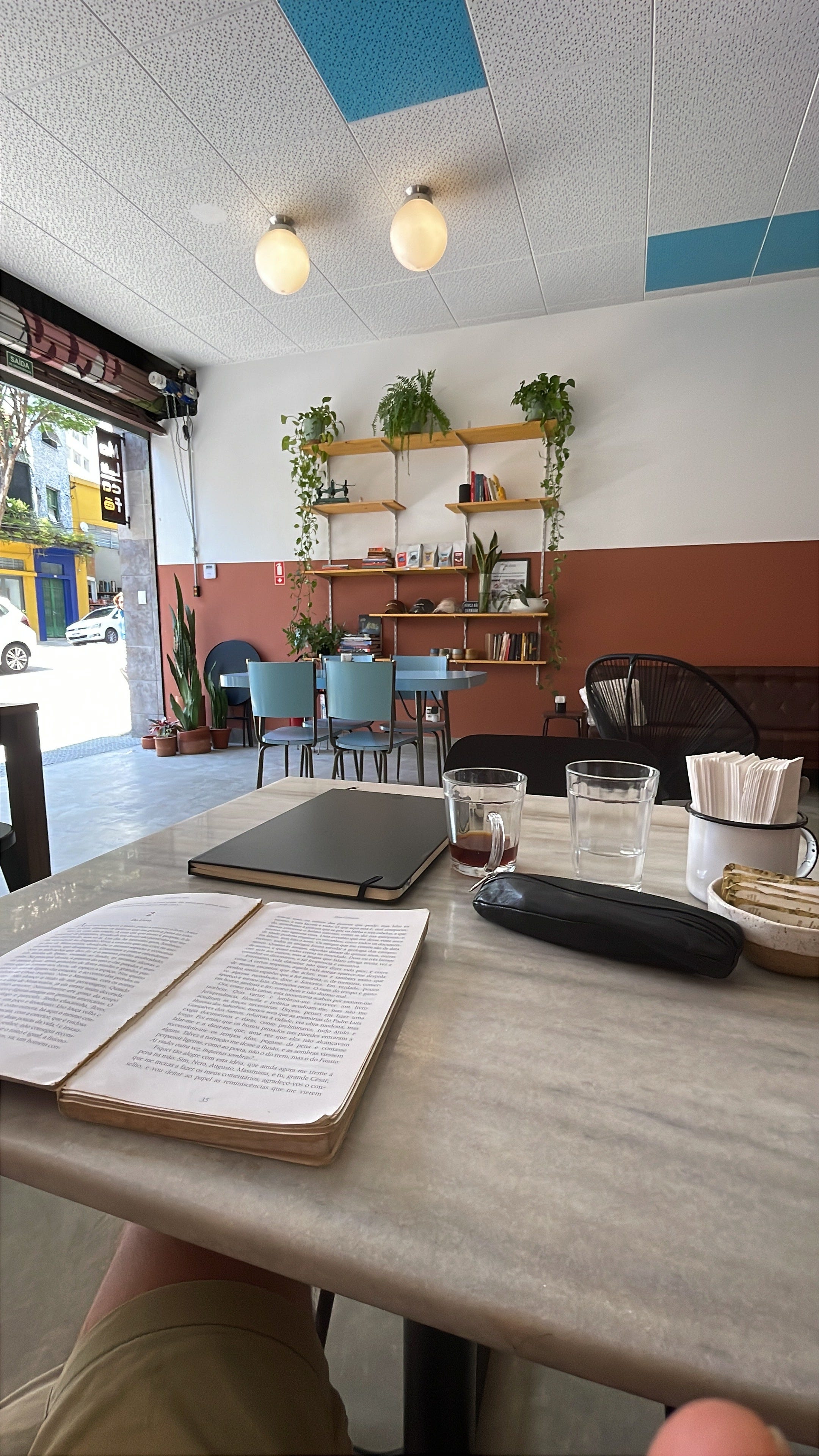 Café no bairro de Higienenópolis, São Paulo