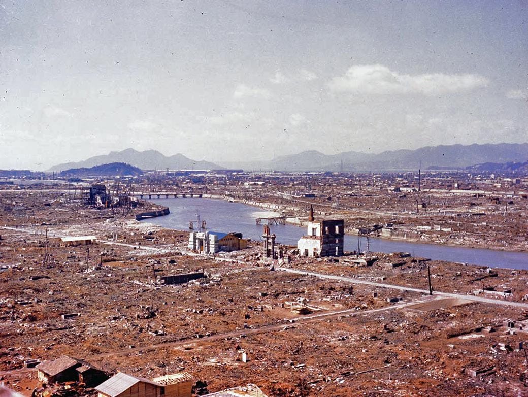 Hiroshima depois da bomba atómica