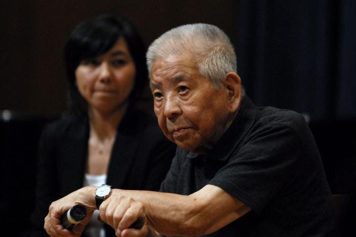 Tsutomu Yamaguchi em intervenção pública